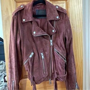 All Saints Suede Leather jacket